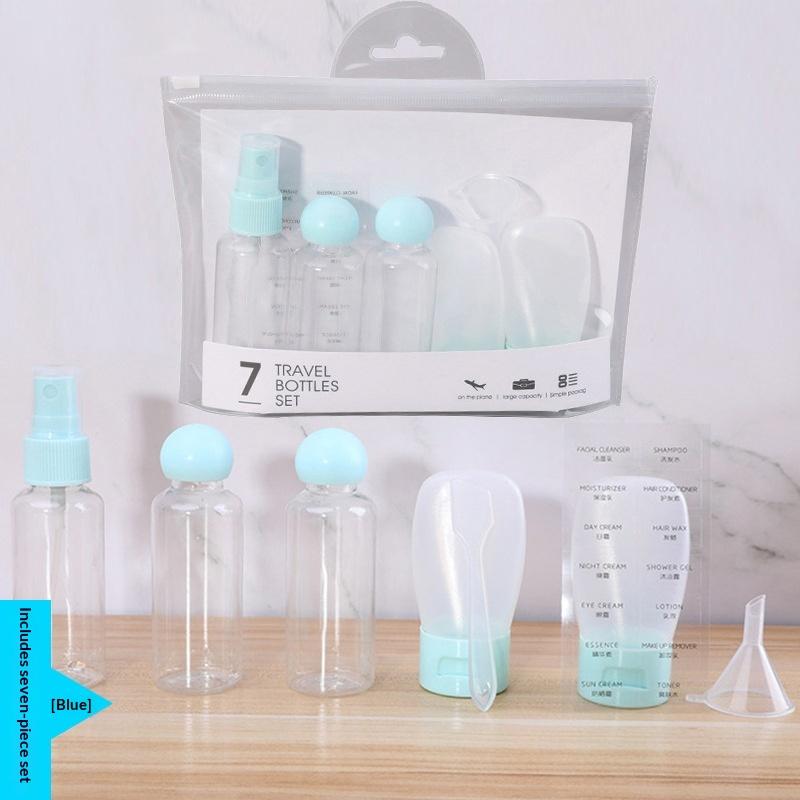 Travel Size Multi-piece Skincare Set Portable Containers Cosmetic Skincare Liquid Toiletries Bottle