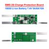 BMS 2S 18650 7.4V Li-ion Литий-ионная Плата Защиты Заряда Разряда Аккумулятора Печатная Плата 2S 5A 6A 10A Модуль Защитных Плат
