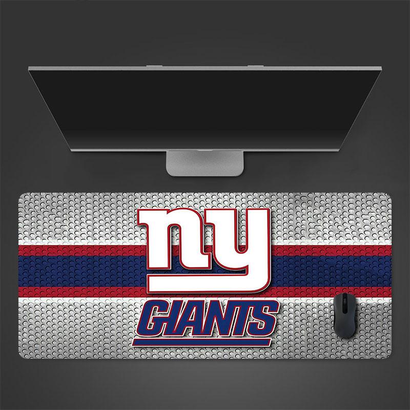 New York Giants Mouse Pad, Large Gaming Desk Mat, Non-slip XXL Mousepad for Laptop & Tablet, Mini PC Playmat with Stitched Edges