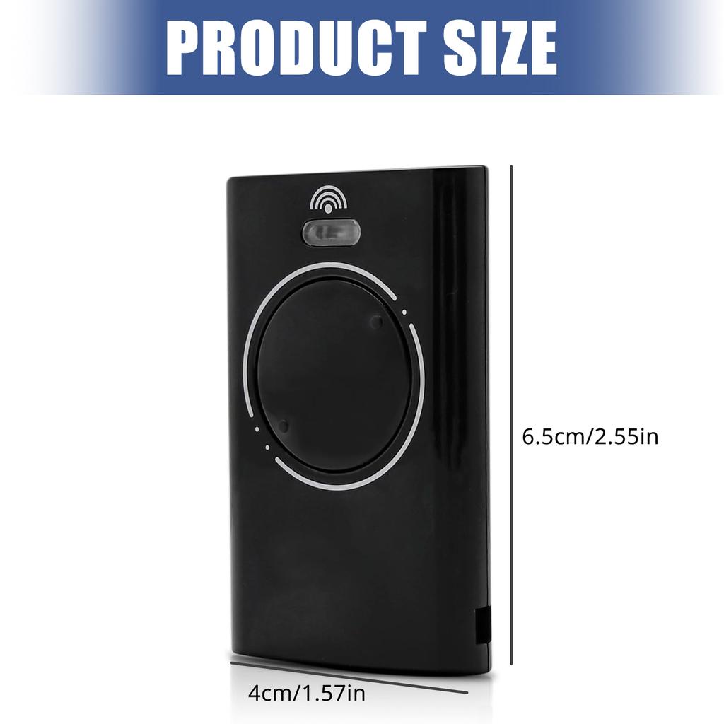 868MHz Gate Remote Fob Garage Door Remote Handheld Garage Gate Remote Control with Indicator for XT4 XT2 868 SLH LR