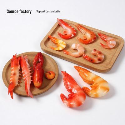 ПВХ Имитация Морепродуктов Креветки и Раки Магниты на Холодильник - Индивидуальный Креативный Дизайн