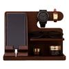 RINHAPI Wooden Smartphone Stand, Desk Organizer, and Dock Station, Perfect Gift for Men or Birthday