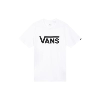 Vans Классическая футболка с круглым вырезом и короткими рукавами с принтом логотипа, топы унисекс, белые VN0A4MM6WHT