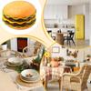 Stackable Hamburger Plate Set Burger 6 Layers Mini Dinner Plate High Value Bone Spit Plate Funny Sauce Containers Table Decor