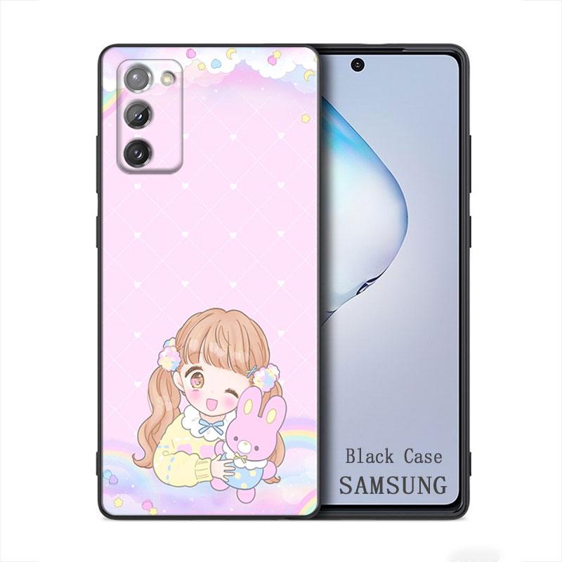 Kawaii аниме милая красивая девушка Samsung Galaxy A91 A73 A72 A71 A53 A52 A7 M62 M22 M30s M31s M33 M52 F23 F41 F42 5G чехол для телефона