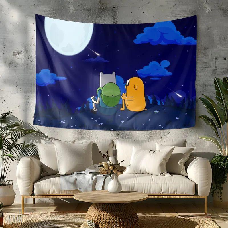 Tapestry is a colorful cartoon based on Adventure Time.