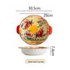 Праздничная керамическая сервировочная миска ZISIZ