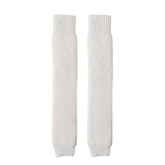 1 пара зимних чехлов для икр, трикотажные эластичные, сохраняющие тепло, нескользящие, утолщенные, гетры, впитывающие пот, носки с начесом для холодной погоды