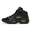 Reebok Вопрос Кроссовки унисекс Mid Lux ​​Черный Core-Черный Золотой-Металлик H01308