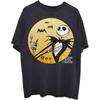 Nightmare Before Christmas Unisex Adult Jack Sunset T-Shirt