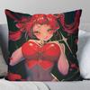 Houshou Marine Anime Hhololive Pillow Case Fashion Square Pillowcase Bedroom Sofa Room Ins Decoration Leisure