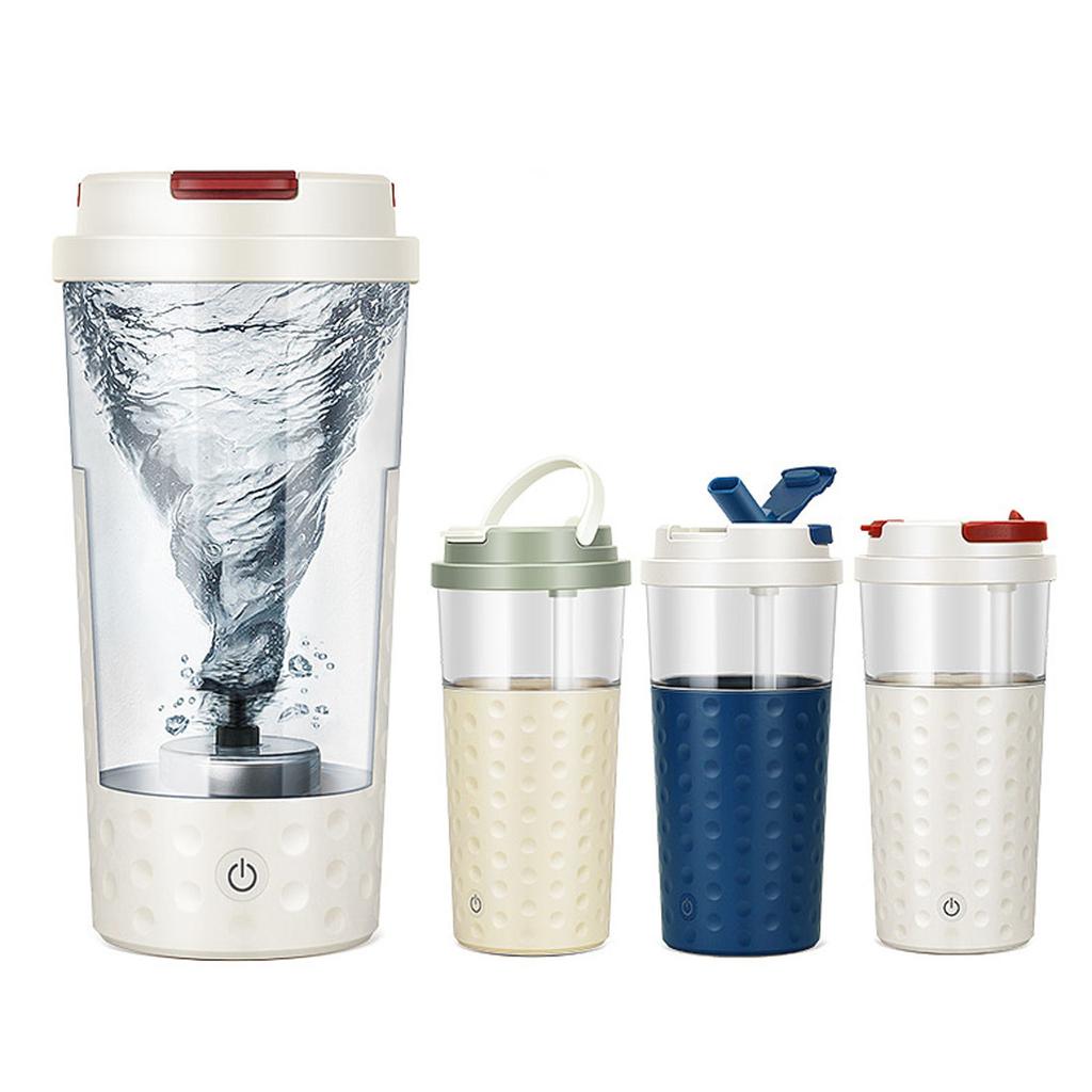 Портативная 500 мл электрическая бутылка-шейкер для протеина, автоматическая самоперемешивающаяся кружка, чашка для смешивания молочного коктейля, кофе, молока, сока