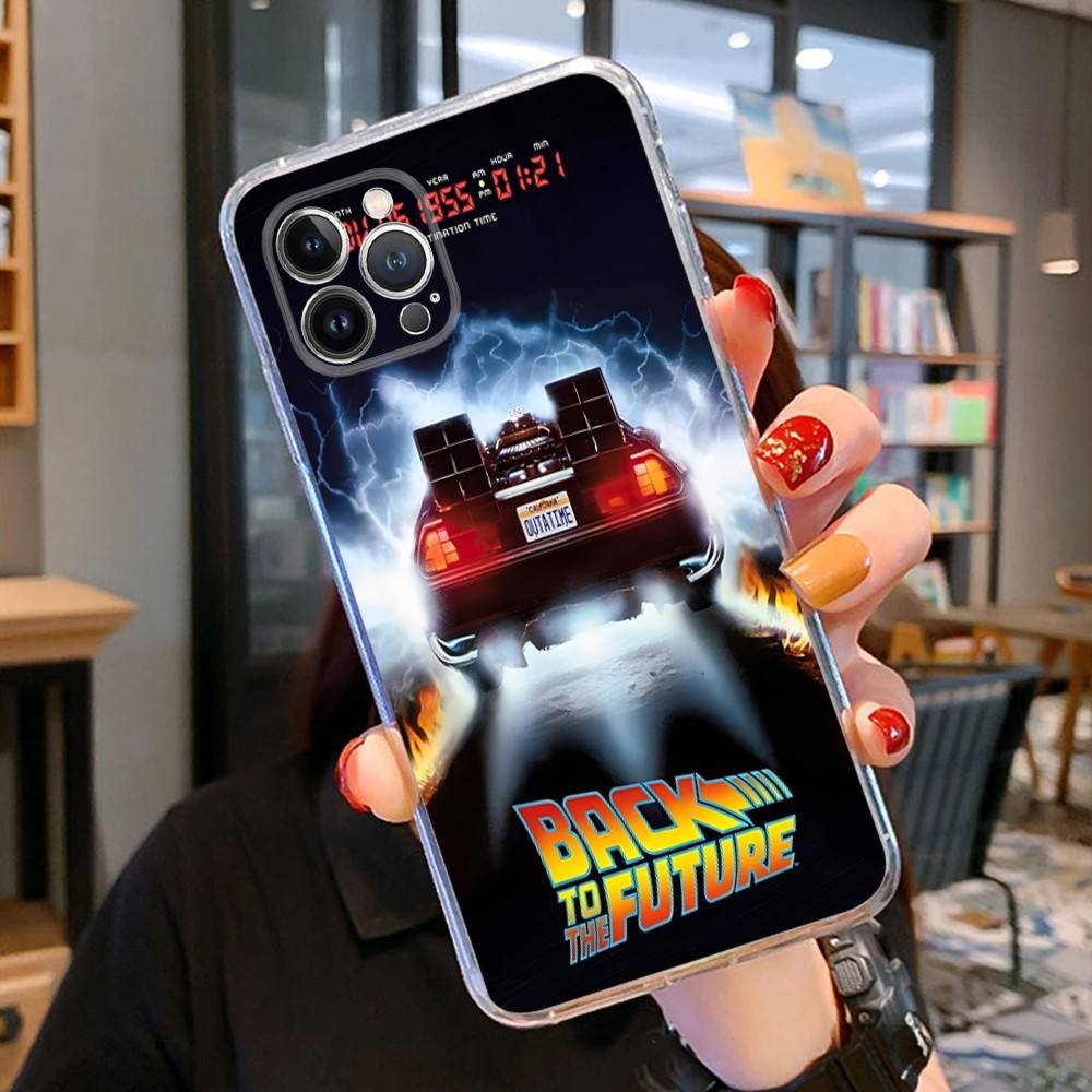 Movie Back To The Future For IPhone 17 16 16e 15 14 13 12 11 Pro Max Mini Plus Phone Case