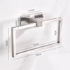 Ventilation Towel Ring Hangers Waterproof Hand Towel Ring Punch Free Towel Ring  Household