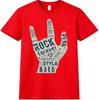Rock Forever T-Shirt Rock and Roll Hand Sign Graphic Retro Music Tee