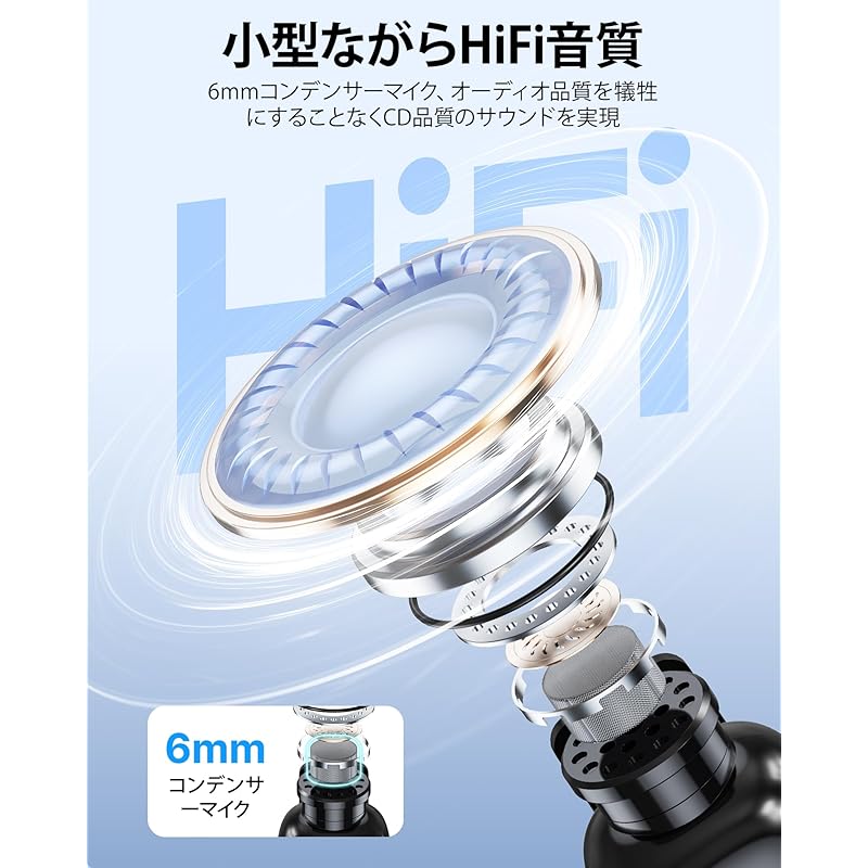 Беспроводной мини-микрофон BOYA [суперминиатюрный 360°-звукосниматель с штыревым разъемом] беспроводной микрофон типа C и Lightning Совместимость с iPhone 16