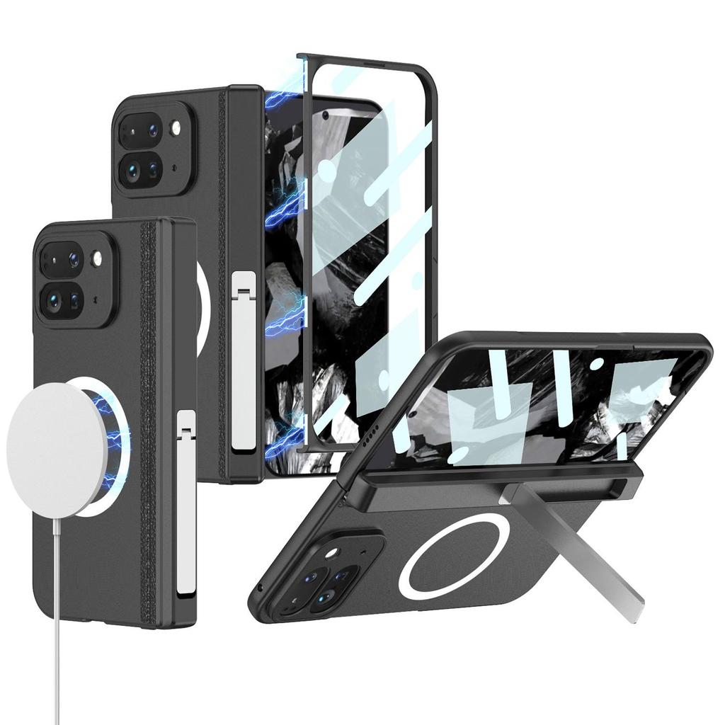 Магнитный чехол для беспроводной зарядки Google Pixel 9 Pro Fold с шарниром и подставкой