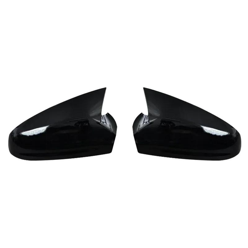 Rearview Mirror Housing Side Wing Mirror Cover Cap Fit For Vauxhall Opel Astra H 2004 - 2009 Car Accessories Carban/Glossy Black