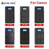 Canon LP-E5 LP-E6 LP-E8 LP-E10 LP-E12 LP-E17 LP E5 E6 E8 E10 E12 E17 Battery USB Dual Smart Charger Canon Digital Camera Charger