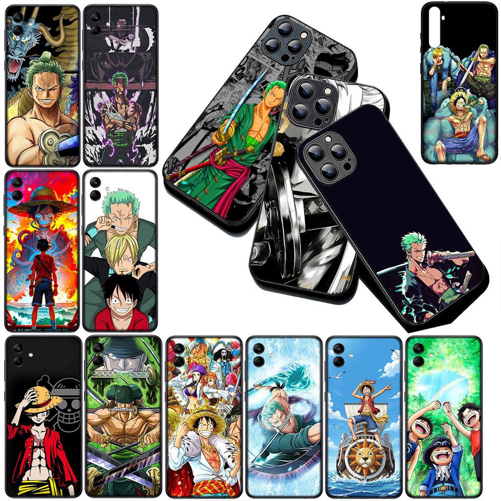 Чехол для телефона ONE Luffy Roronoa Zoro PIECEs для Samsung Galaxy S25 Edge S26 S24 FE Ultra Plus A08 A18 S25+ S23+ A56 5G
