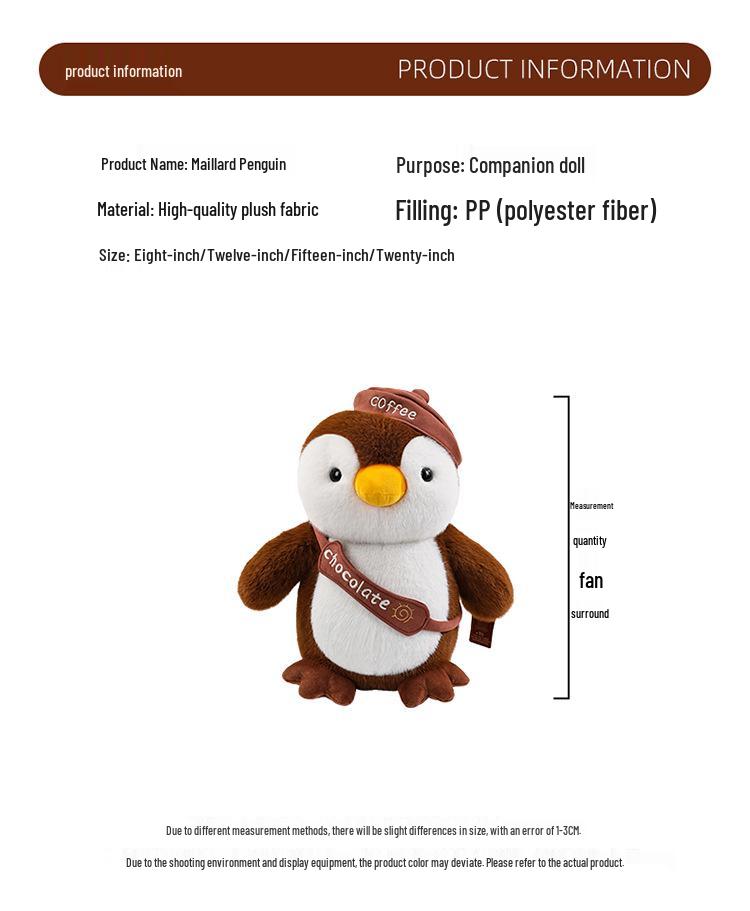 Graduation-Ceremony Penguin Plush Toy with Hood