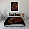 "Fiery Majesty Unleashed" Bedding sets Duvet covers Pillowcases(1* Duvet Cover 2* Pillowcases without duvet insert)