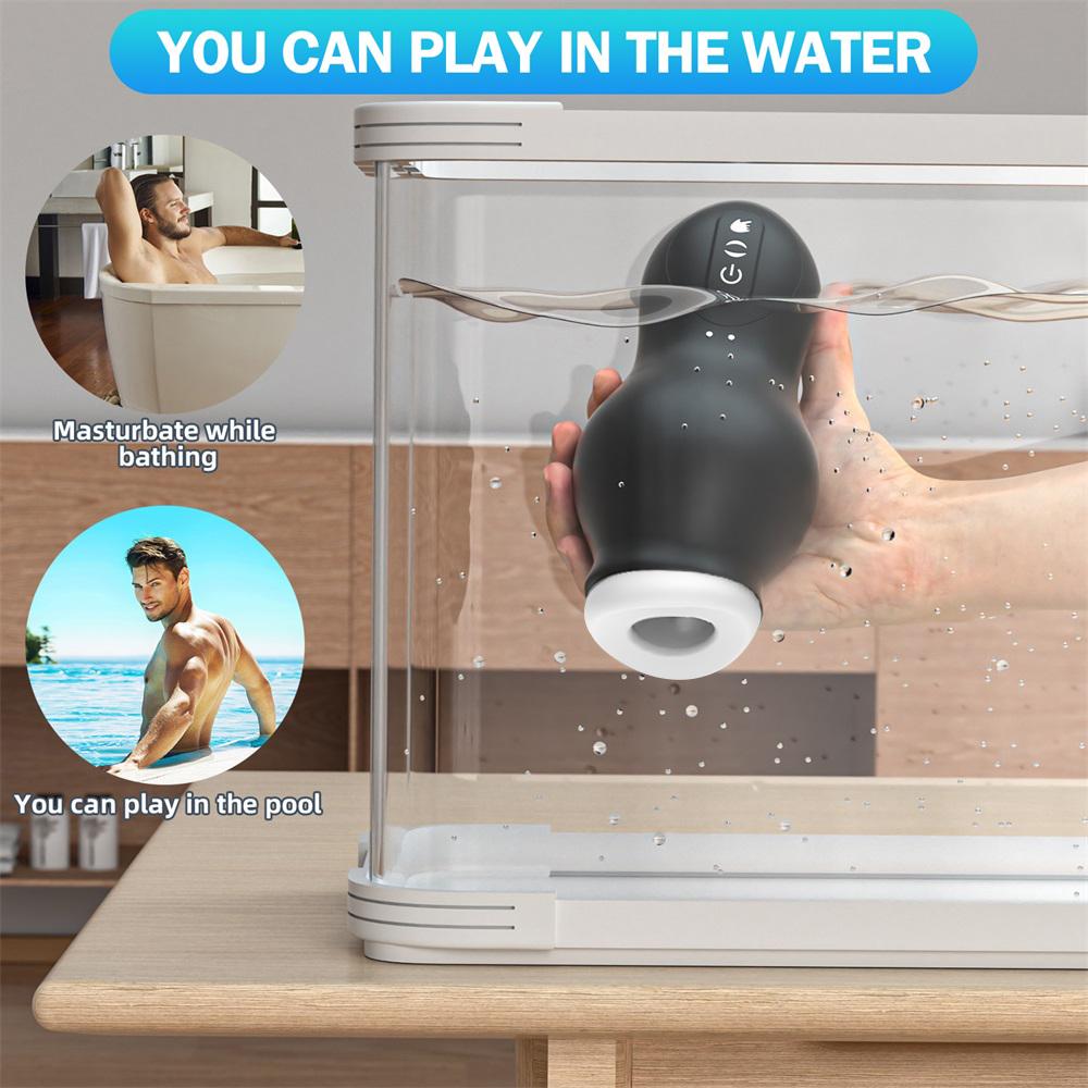 Мужской автоматический сосущий стаканчик для мастурбации, вибрирующий минет, реалистичная вагина, мастурбаторы для взрослых, сексуальная игрушка для мужчин