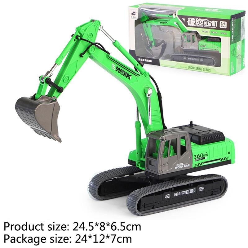 Inertia Excavator Model Engineering Vehicle Children Toy Gift