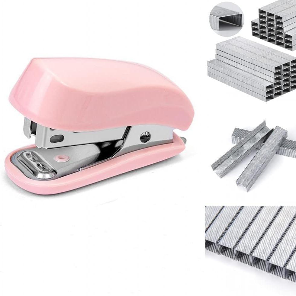 Мини-степлер со скобами, маленький милый степлер для студентов, подарок, школьные канцелярские товары