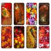 Black Tpu Case For Huawei Y9S Y6S Y8S Y5P Y7P Y8P Case For Huawei Y5 Lite Prime 2018 Y6 2019 Cover Falling Autumn Leaves