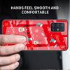 Стеклянный чехол для Samsung Galaxy A52 A71 A50 A51 A70 A21s A31 A72 A10 A12 A30 A22 5G Чехол для телефона Снеговик Рождественский Мультяшный