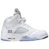Air Jordan 5 Retro White Metallic 2026 Мужские Кроссовки Металлик-Серебристый Черный HQ7978-103