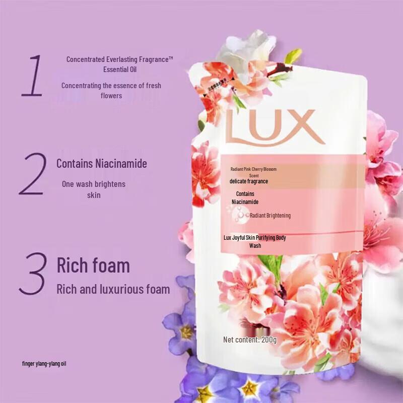 LUX Brightening Niacinamide Shower Gel Refill
