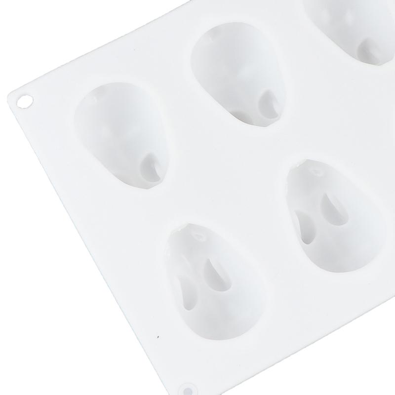 Силиконовая 3D форма для кролика, форма для украшения торта, для выпечки мусса, 6 форм