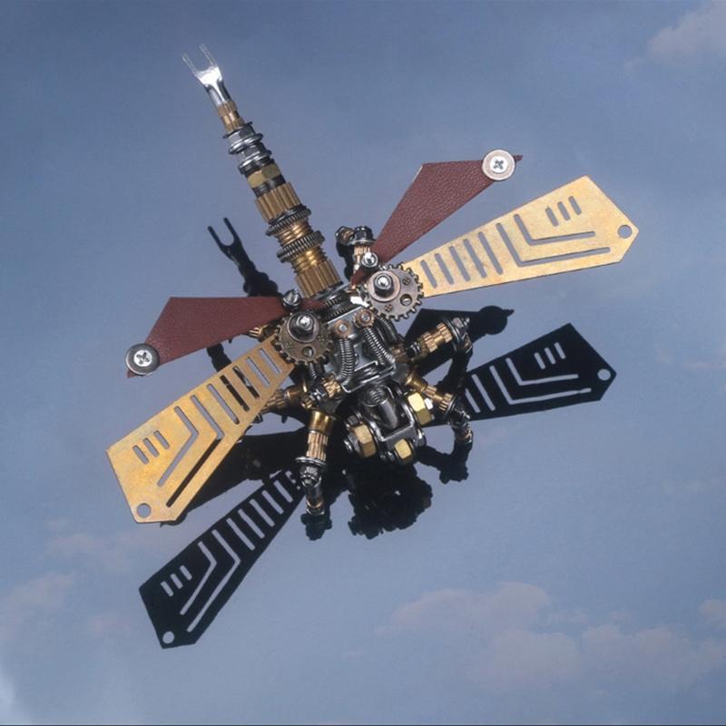 Механические насекомые железные металлические строительные блоки своими руками 3D трехмерная сборочная модель головоломка игрушки подарок на день рождения для ребенка взрослого