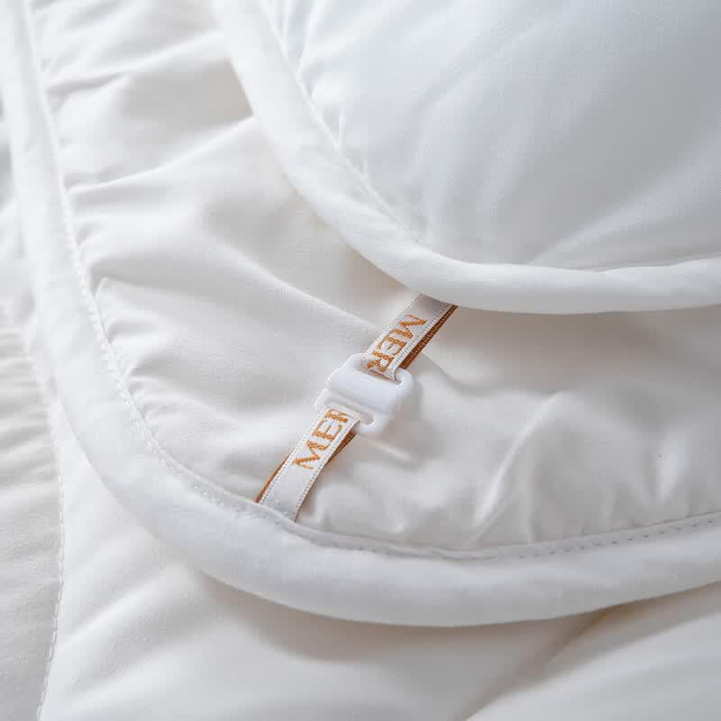 Mercury Home Textiles Всесезонное одеяло-дуэт 95% белый гусиный пух