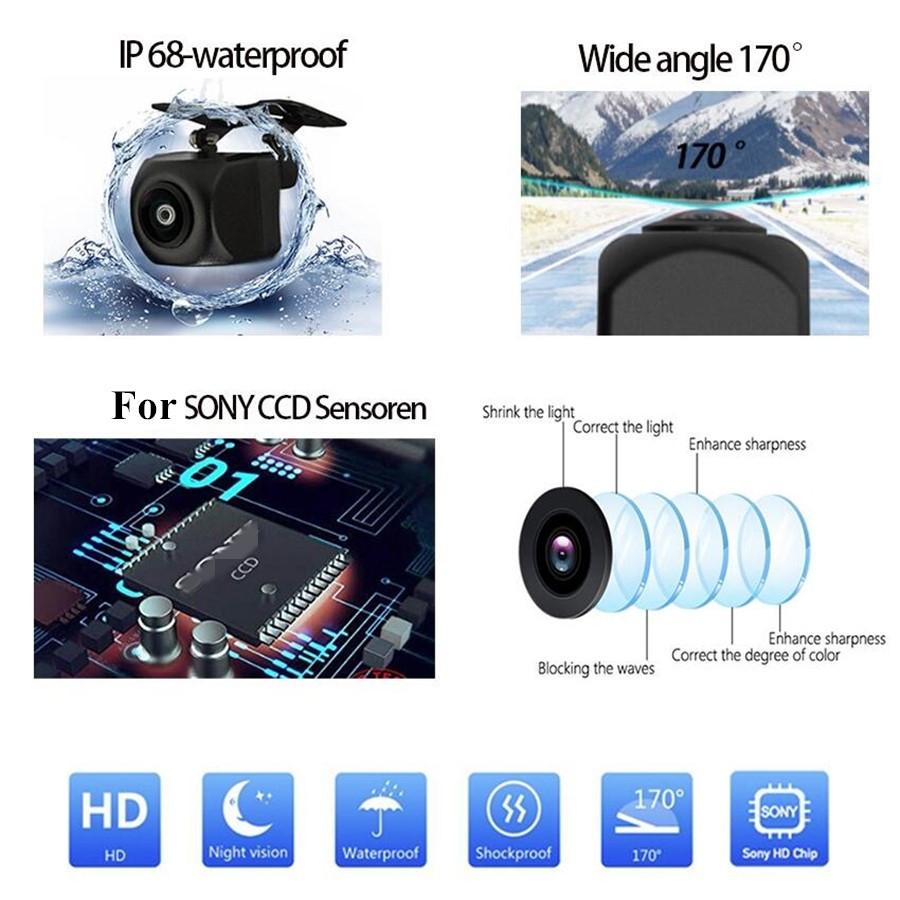 CCD HD Car Rear View Reverse Backup Parking Camera For Toyota 2007-2012 Camry