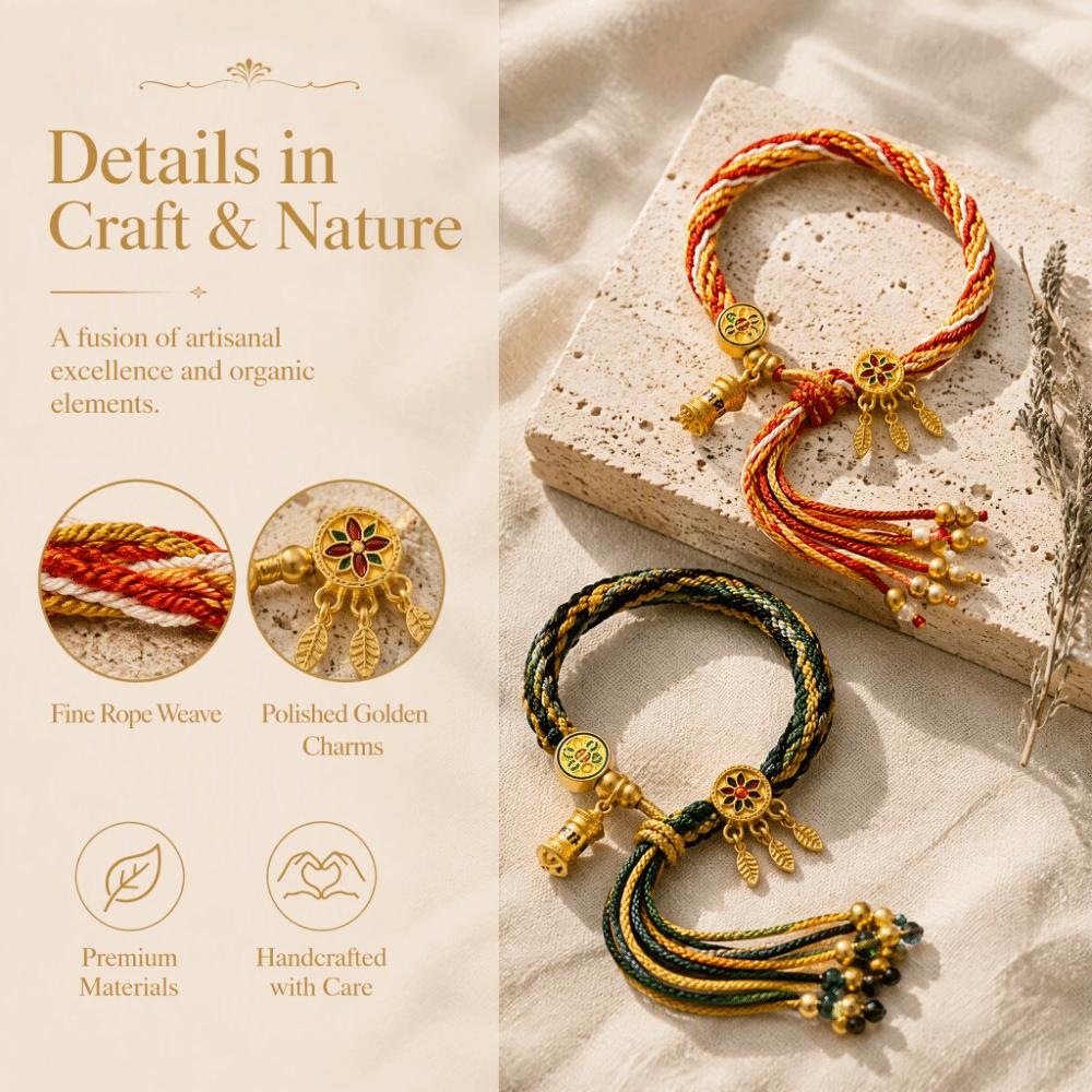 Multi-color Bracelet Synthetic Fiber Cord Adjustable Bracelet Ethnic Bracelet All Seasons