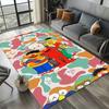 2025 New Style Sesame Street Cartoon TV Carpet Rug for Living Room Bedroom Home Sofa Decoration,Kids Play Non-slip Floor Mat