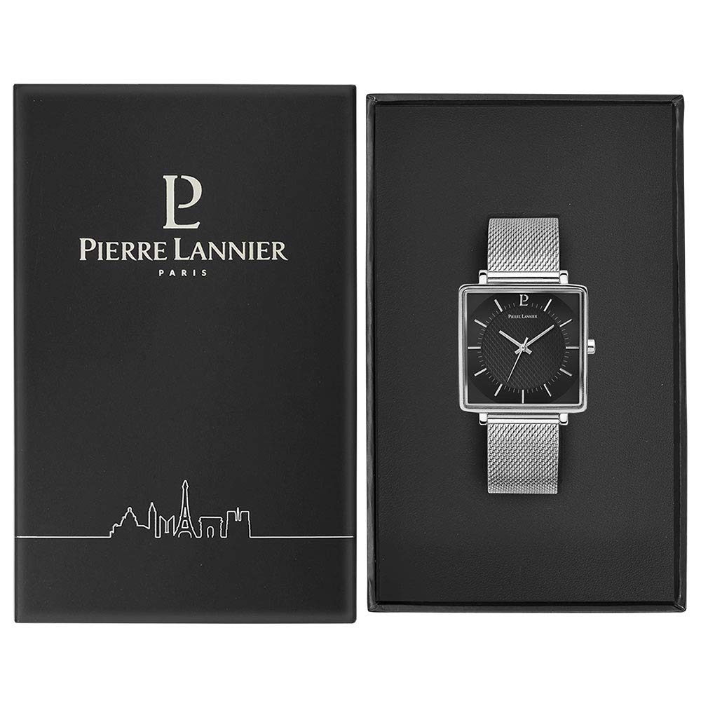 Часы Pierre Lannier Rekare Collection Mesh Belt P210F138 Импортный серебристый x черный [Pierre Lannier] Мужские [Обычный продукт]