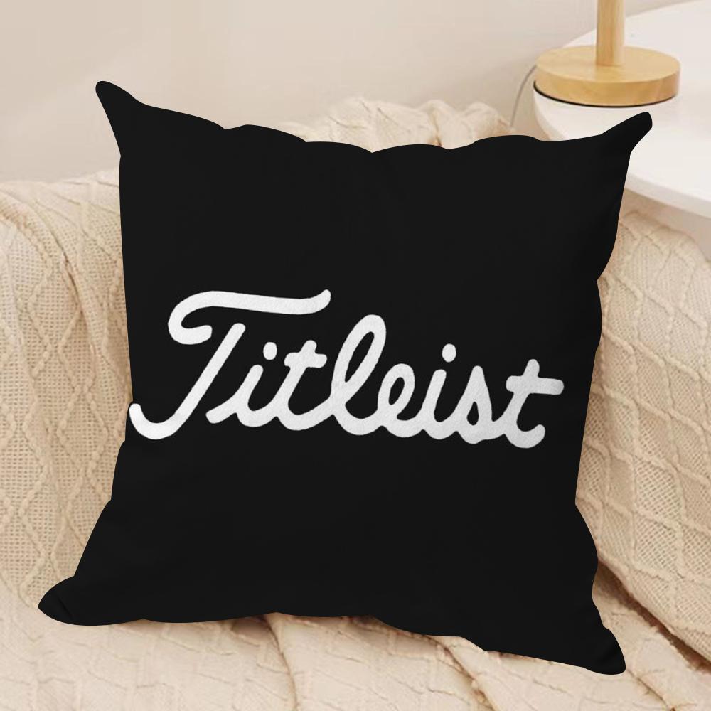 Golf Sports TTitleistS Cushion Cover Silky Short Plush DoubleSided Printed Pillow Case for Sofa All Seasons Home Decor Gift