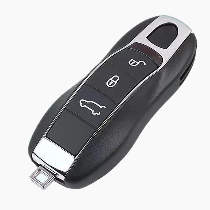 AABKT1 Smart Remote Key Shell Case For Porsche 718 911 Panamera Cayenne 2017 2018 2019 2020 Porsche 3 Button Fob Keyless Key Cover
