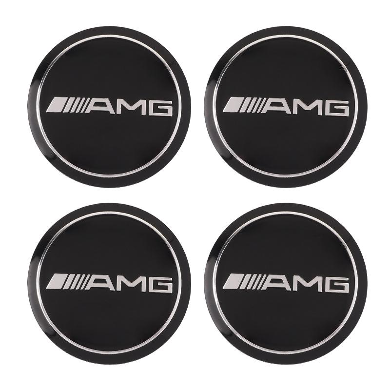 4pc 56mm Car Wheel Center Hub Cap Emblem Stickers black silver For Mercedes Benz AMG W203 W206 W220 W205 W211 W212 W201 W210 LL3