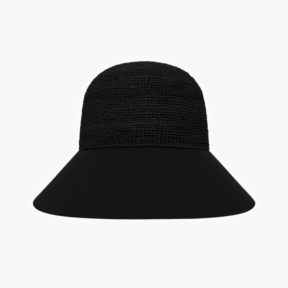 Хелен Камински Blaze Угольно-черный козырек Солнцезащитная шляпа50530