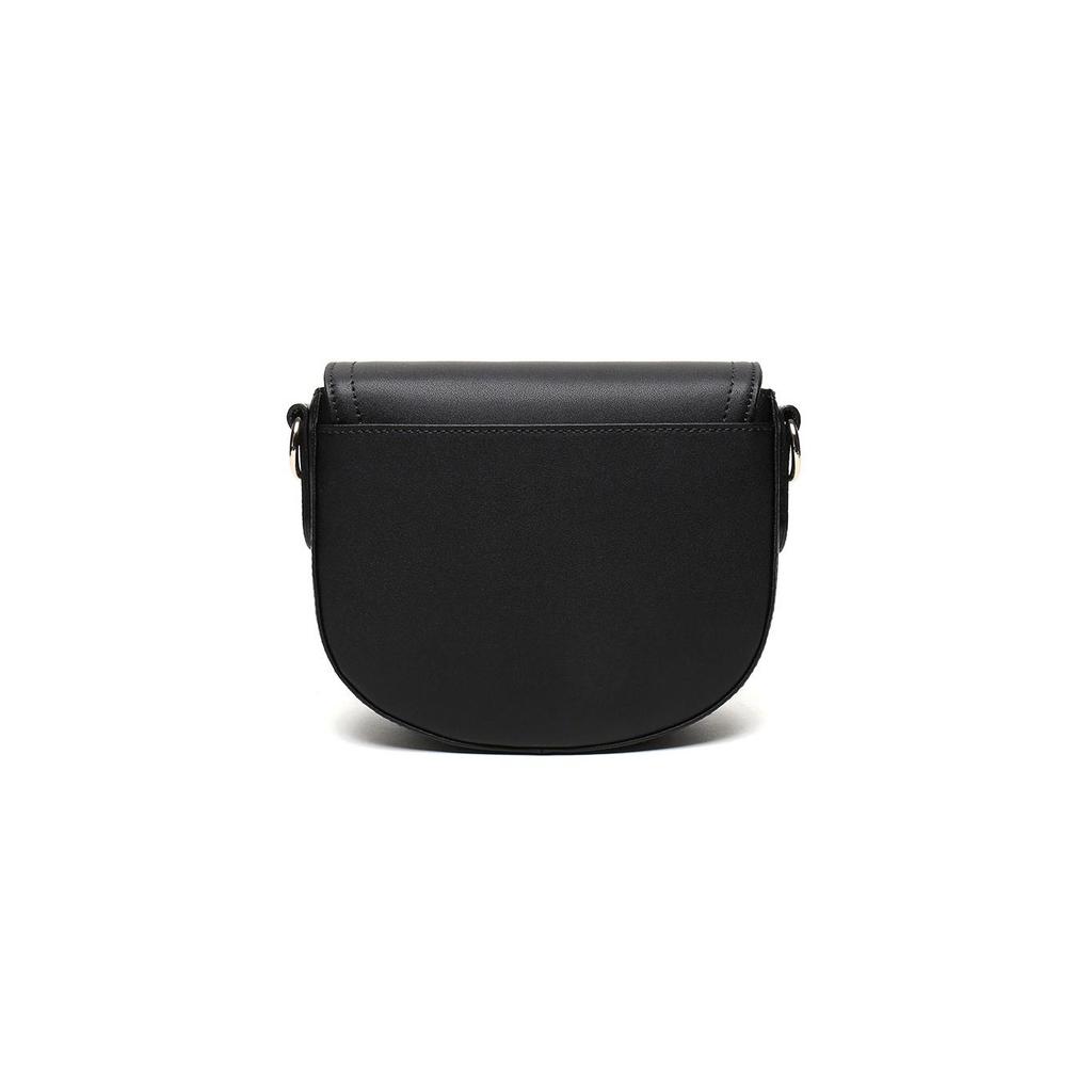 Longchamp Le Pliage Кожаная Сумка-Мессенджер с Логотипом Сумка через Плечо Женские Сумки Черный 1395HNA001