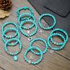 European and American Beaded Bracelet Women's Set Bohemian Ethnic Style Turquoise Bracelet