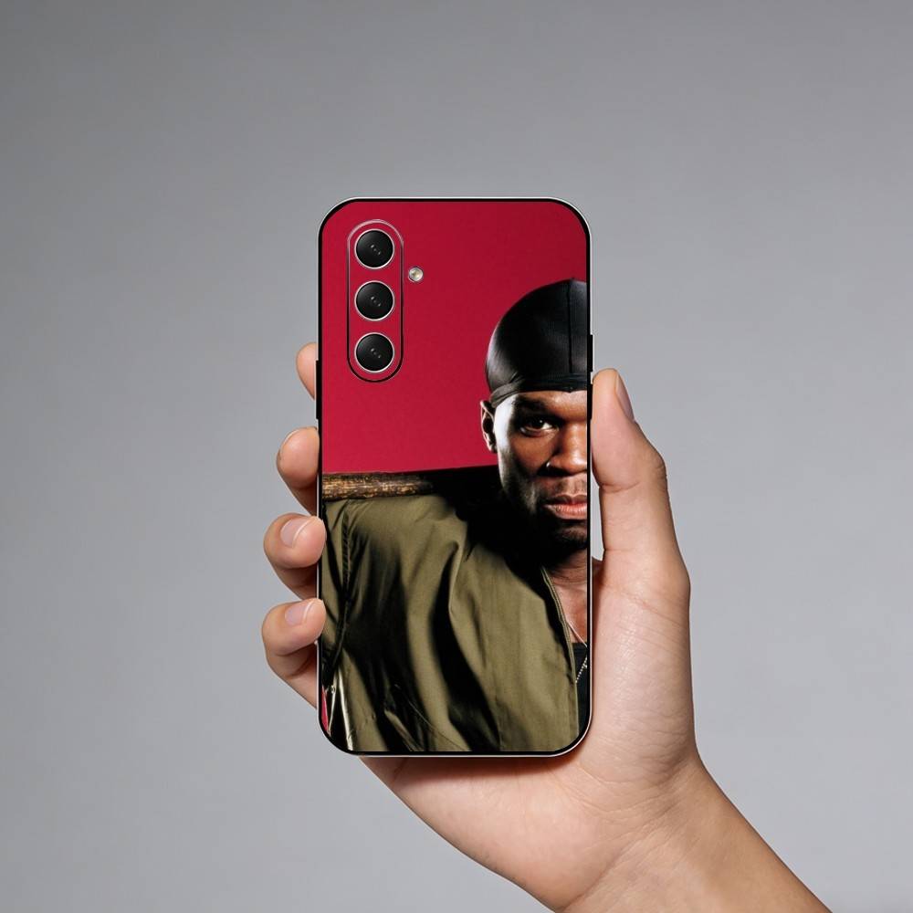 Rapper Hip Hop Street 50 C-Cent Phone Case For Samsung Galaxy A73,A21s,A22,A31,A52,A53,A71,A41Soft Black Shell