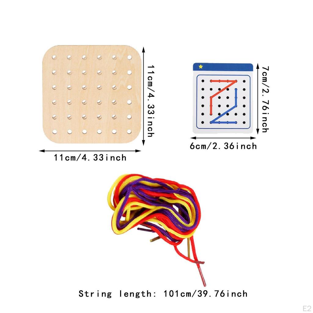 Деревянная игрушка-шнуровка, развивающие игрушки для детей 3, 4, 5 лет, открытки для шитья, подарок на день рождения