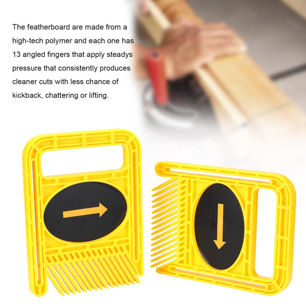 Woodworking Double Feather Loc Board Set Miter Gauge Slot T Track Woodwork Saw Table Fence DIY Safety Tools