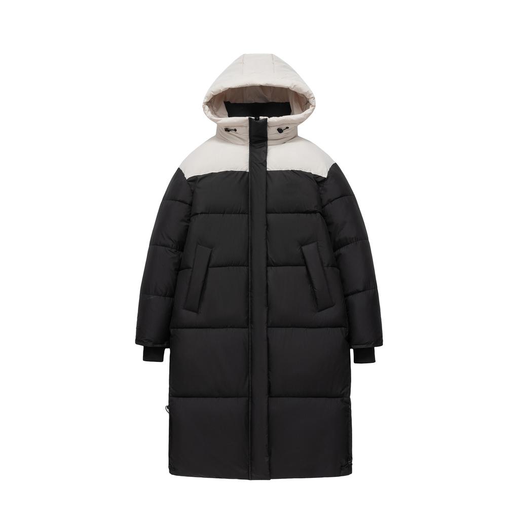 Хлопковая одежда в тон для женщин, зимняя новинка, длинное теплое утолщенное пальто «Любовный хлеб» свободного кроя в корейском стиле.